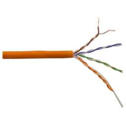 LANMASTER Кабель информационный LAN-5EUTP-HFLT-OR кат.5E UTP 4 пары 24AWG LSZH внутренний 305м оранжевый