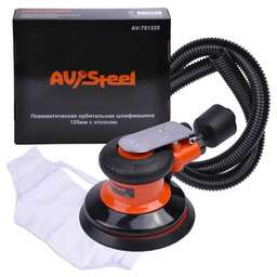 AV STEEL Шлифмашина орбитальная AV-701335, оранжевый / черный