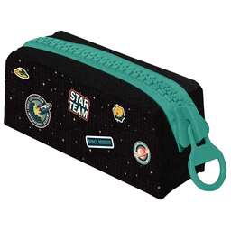 BRAUBERG Пенал 271567 271567, Space Mission, 1 отделение, черный