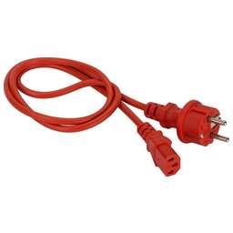 LANMASTER Шнур питания LAN-PP13/SH-7.0-RD C13-Schuko проводник.:3x0.75мм2 7м 220В 10А красный