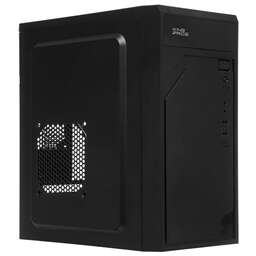 KINGPRICE Корпус KPCC-MN208 черный без БП mATX 1x80mm 2x120mm 2xUSB2.0 audio