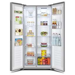 GORENJE Холодильник двухкамерный NRS81714SI No Frost Plus, Side by Side, инверторный, серый металлик