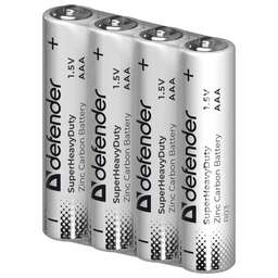 DEFENDER (56026) R03-4S ААА, шринк, 4 шт., Zinc