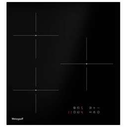 WEISSGAUFF Индукционная варочная поверхность HI 430 BM, конфорок: 3 шт., стеклокерамика, независимая, черный