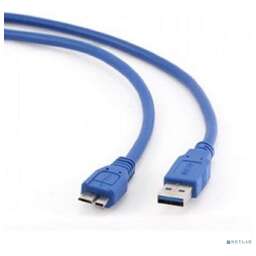 GEMBIRD /Cablexpert CCP-mUSB3-AMBM-0.5M Кабель USB 3.0 Pro , AM/microBM 9P, 0.5м, экран, синий