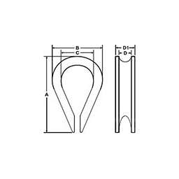 REXANT Коуш DIN 6899, d=10