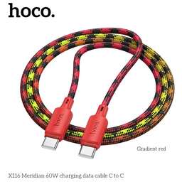 HOCO (6942007650847) X116aa USB 3.0A 60W для Type-C Type-C 1м , Gradient Red