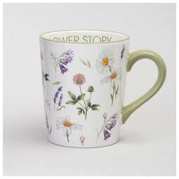 AGNESS КРУЖКА "FLOWER STORY" 13*9,5*10,5 СМ 400 МЛ (КОР=36ШТ.) 358-2169