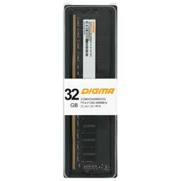 DIGMA Оперативная память DGMAD42666032S DDR4 - 1x 32ГБ 2666МГц, DIMM, Ret