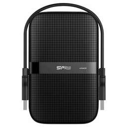 SILICON POWER Внешний диск HDD Armor A60, 2ТБ, черный [sp020tbphda60s3a]