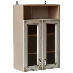 БИТЕЛ АНЖЕЛИКА ШКН 600ПВ (высота 920) фасад ясень/патина, каркас дуб молочный