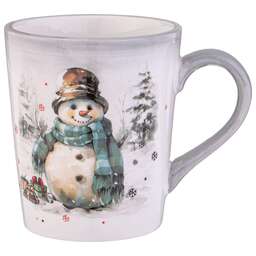 AGNESS КРУЖКА "С НОВЫМ ГОДОМ " 12,2*8,8*10 СМ 320 МЛ (КОР=24ШТ.) 358-2269