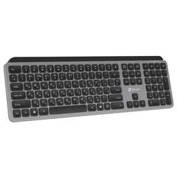 OKLICK Клавиатура K859W, USB, Радиоканал, серый + черный [2002136]