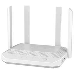 KEENETIC Роутер беспроводной Giga (KN-1012) AX3000 10/100/1000BASE-TX/SFP/4g ready белый
