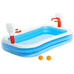 BESTWAY 54122 Игровой бассейн Баскетбол + 2 мяча 251 х 168 х 102 см, 636 л