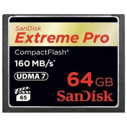 SANDISK BY WESTERN DIGITAL Карта памяти COMPACT FLASH 64GB SDCFXPS-064G-X46 SANDISK