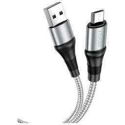 HOCO (6931474734228) X50 USB (m) - microUSB (m) 1.0м - серый