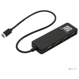 5bites HB24C-210BK Концентратор 4*USB2.0 / TYPE-C PLUG / BLACK