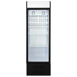 БИРЮСА B310PN Витрина 310л черный фронт