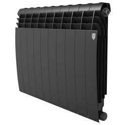ROYAL THERMO Радиатор биметаллический BILINER B 500 Чёрный - 10 секц