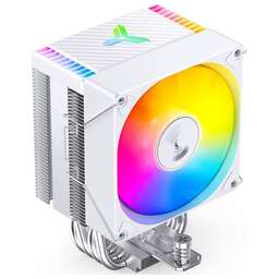 JONSBO Кулер CR-1400 EVO ARGB White LGA1700/1200/115X/AM5/AM4 (24шт/кор, TDP 180W, PWM, 92mm ARGB Fan, 4 тепловые трубки, 4-pin, белый) Retail