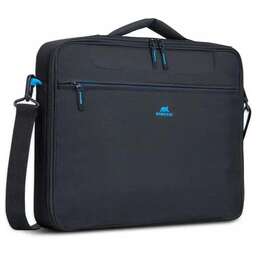 RIVA Портфель 16" 8087, черный [8087 black]