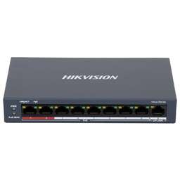 HIKVISION Коммутатор DS-3E0109P-E/M(C) 9x100Мбит/с 8PoE+ 58W неуправляемый