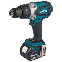 MAKITA Дрель-шуруповерт DDF458RFE аккум. патрон:быстрозажимной (кейс в комплекте)