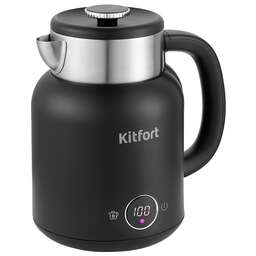 KITFORT Чайник электрический КТ-6196-1, 1.5л, металл/пластик