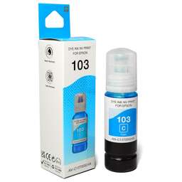 NV PRINT Чернила NVP 103 (NV-C13T00S24A) для Epson L1110, L3100 (70 мл) Cyan (в коробке) совместимые