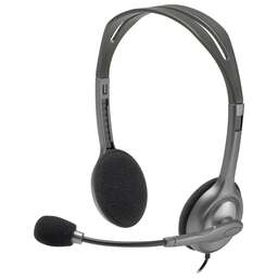LOGITECH Наушники с микрофоном H110 серый 1.8м накладные оголовье (981-000459)