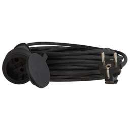 КОСМОС YSHKsm20m-1g(10A)KG шнур 1 гнездо , 10А - 20 м , Черный