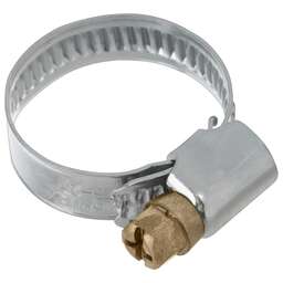 СИБРТЕХ Хомуты металлические, Стандартное болтовое крепление 16-27 мм, 100 штук в упаковке, ширина 9 мм 47558