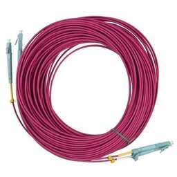 HYPERLINE Патч-корд FC-D2-504-LC/PR-LC/PR-H-10M-LSZH-MG 2x50/125 OM4 LC дуплекс-LC дуплекс 10м LSZH фиолетовый