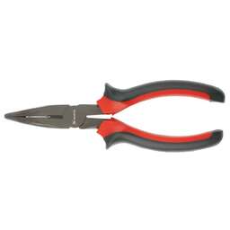 MATRIX Длинногубцы изогнутые Black Nickel, 180 мм, двухкомпонентные рукоятки 17460