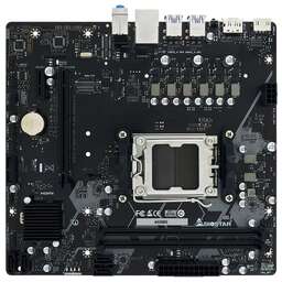 BIOSTAR Материнская плата A620MS SocketAM5 AMD A620 2xDDR5 mATX AC`97 8ch(7.1) GbLAN RAID+HDMI+DP