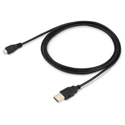 BURO Кабель MICROUSB2.0 USB (m)-micro (m) 1.5м черный
