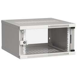 ITK Шкаф коммутационный Linea WE (LWE3-06U66-GF) настенный 6U 600x600мм пер.дв.стекл направл.под закл.гайки 50кг серый 550мм 14.3кг 200град. 320мм IP20 IK08 сталь