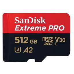 SANDISK Карта пямяти Extreme PRO MicroSDXC SDSQXCD-512G-GN6MA 512GB A2 V30 U3 C10