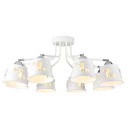 HIPER Люстра Grums H188-8, 8 х 60 Вт, белый