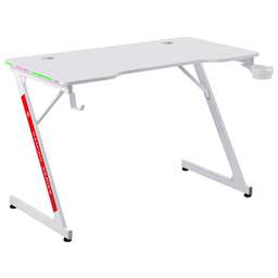 DEFENDER Стол GAMING SOLAS WHITE 64073