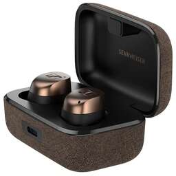 SENNHEISER Гарнитура внутриканальные Momentum True Wireless 4 черный/медный беспроводные bluetooth в ушной раковине (700367 MTW4 BLACK COPPER)