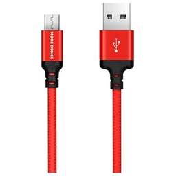 MORE CHOICE (4627151190211) K12m USB 2.1A для micro USB 1м Red Black