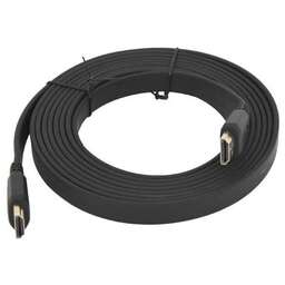 NONAME Кабель аудио-видео FLAT, HDMI (m) - HDMI (m), ver 1.4, 3м, FLAT, черный