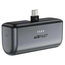 ACEFAST Внешний аккумулятор портативный M9 5000 PD20W Portable charging power bank. Цвет: черный