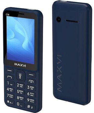 Телефон мобильный MAXVI C38 blue