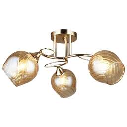 HIPER Люстра H221-3 потолоч. янтарный/золотистый