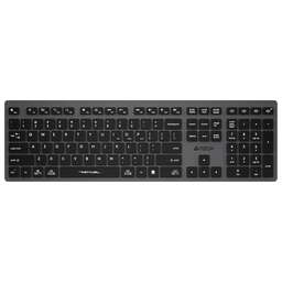 A4TECH Клавиатура беспроводная Fstyler FBX50C серый (USB, BT/Radio, 109 клавиш, slim, multimedia) (FBX50C GREY)
