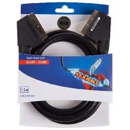 REXANT (06-3075) ШНУР SCART - SCART (21PIN) 1.5М (GOLD)