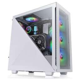 THERMALTAKE Корпус Divider 300 TG Snow ARGB CA-1S2-00M6WN-01 White/Win/SPCC/Tempered Glass*2/120mm Standard CA-1S2-00M6WN-01 Fan*1/120mm ARGB Fan*3 (527590)